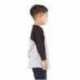 Shaka Wear SHRAGY Youth Three-Quarter Sleeve Raglan