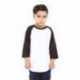 Shaka Wear SHRAGY Youth Three-Quarter Sleeve Raglan