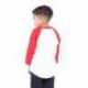 Shaka Wear SHRAGY Youth Three-Quarter Sleeve Raglan