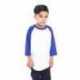 Shaka Wear SHRAGY Youth Three-Quarter Sleeve Raglan