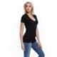 StarTee ST1212 Ladies Cotton V-Neck T-Shirt