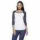 StarTee ST1475 Ladies CVC Long-Sleeve Raglan