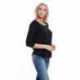 StarTee ST1475 Ladies CVC Long-Sleeve Raglan