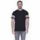 StarTee ST2430 Men's CVC Stripe Varsity T-Shirt