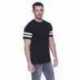 StarTee ST2430 Men's CVC Stripe Varsity T-Shirt