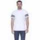 StarTee ST2430 Men's CVC Stripe Varsity T-Shirt