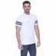 StarTee ST2430 Men's CVC Stripe Varsity T-Shirt