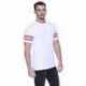 StarTee ST2430 Men's CVC Stripe Varsity T-Shirt