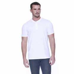 StarTee ST2460 Men's CVC Henley T-Shirt