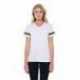 StarTee ST1433 Ladies CVC Striped Varsity T-Shirt