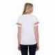 StarTee ST1433 Ladies CVC Striped Varsity T-Shirt