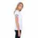 StarTee ST1433 Ladies CVC Striped Varsity T-Shirt