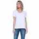 StarTee ST1823 Ladies Cotton/Modal Open V-Neck T-Shirt