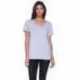 StarTee ST1823 Ladies Cotton/Modal Open V-Neck T-Shirt