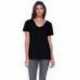 StarTee ST1823 Ladies Cotton/Modal Open V-Neck T-Shirt