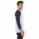 StarTee ST2475 Men's CVC Three-Quarter Sleeve Raglan