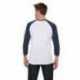 StarTee ST2475 Men's CVC Three-Quarter Sleeve Raglan