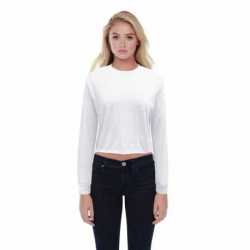 StarTee ST1170 Ladies Long-Sleeve Crop Boyfriend T-Shirt