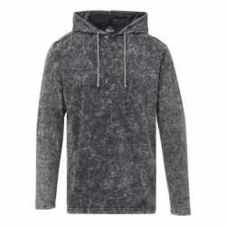 MV Sport 21456 Loco Mineral Wash Hooded Long Sleeve T-Shirt