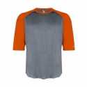 Badger 2133 Youth B-Core 3/4 Sleeve Baseball T-Shirt