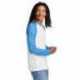 AllMade AL6009 Unisex Tri-Blend Long Sleeve Colorblock Raglan