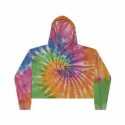 Tie-Dye CD8333 Ladies Cropped Hooded Sweatshirt