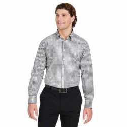 Devon & Jones DG536 CrownLux Performance Men's Gingham Shirt