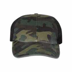 Richardson 111P Garment Washed Printed Trucker Cap