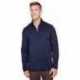 UltraClub UC792 Men's Coastal Pique Fleece Quarter-Zip