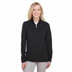 UltraClub UC792W Ladies Coastal Pique Fleece Quarter-Zip