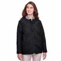 UltraClub UC708W Ladies Dawson Quilted Hacking Jacket