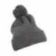 Yupoong 1501P Cuffed Knit Beanie with Pom Pom Hat