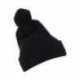 Yupoong 1501P Cuffed Knit Beanie with Pom Pom Hat