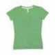 LAT 3591 Ladies V-Neck Harborside Melange Jersey T-Shirt