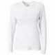 A4 NW3029 Ladies Long-Sleeve Softek V-Neck T-Shirt