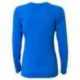 A4 NW3029 Ladies Long-Sleeve Softek V-Neck T-Shirt