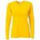 A4 NW3029 Ladies Long-Sleeve Softek V-Neck T-Shirt