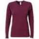 A4 NW3029 Ladies Long-Sleeve Softek V-Neck T-Shirt