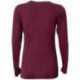 A4 NW3029 Ladies Long-Sleeve Softek V-Neck T-Shirt