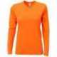 A4 NW3029 Ladies Long-Sleeve Softek V-Neck T-Shirt