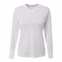 A4 NW3425 Ladies Long-Sleeve Sprint V-Neck T-Shirt