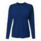 A4 NW3425 Ladies Long-Sleeve Sprint V-Neck T-Shirt