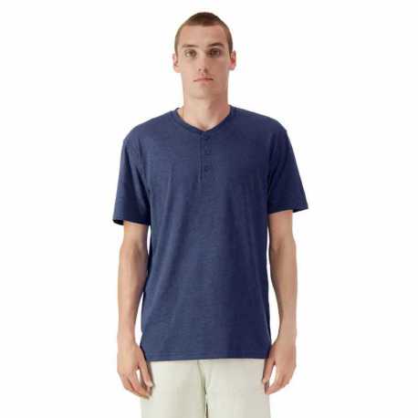 American Apparel 2004CVC Unisex CVC Henley T-Shirt