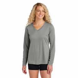 Sport-Tek LST353LS Ladies Long Sleeve PosiCharge Competitor V-Neck Tee