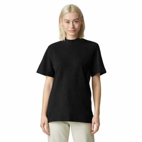 American Apparel 1PQ Unisex Mockneck Pique T-Shirt