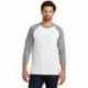 District DM136 Perfect Tri 3/4-Sleeve Raglan