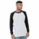 Bayside 8211 Men's Heavyweight Waffle Knit Thermal Raglan