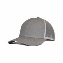 Fahrenheit F211 Heathered Cotton Polyester Trucker Hat