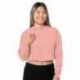 Bayside 7725 Ladies Crop Crewneck