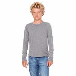 Bella + Canvas 3513Y Youth Triblend Long-Sleeve T-Shirt